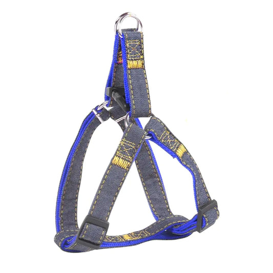 Denim Dog Harness