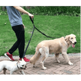 Load image into Gallery viewer, Anti Shock Reflective Double Dog Leash - Dogs Purpose
