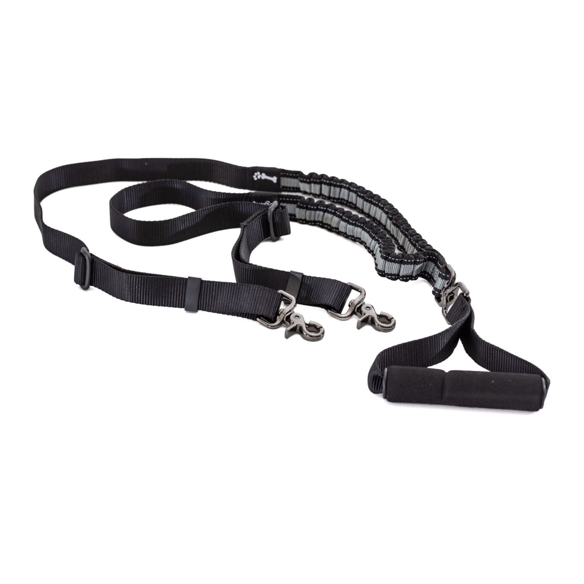 Anti Shock Reflective Double Dog Leash - Dogs Purpose