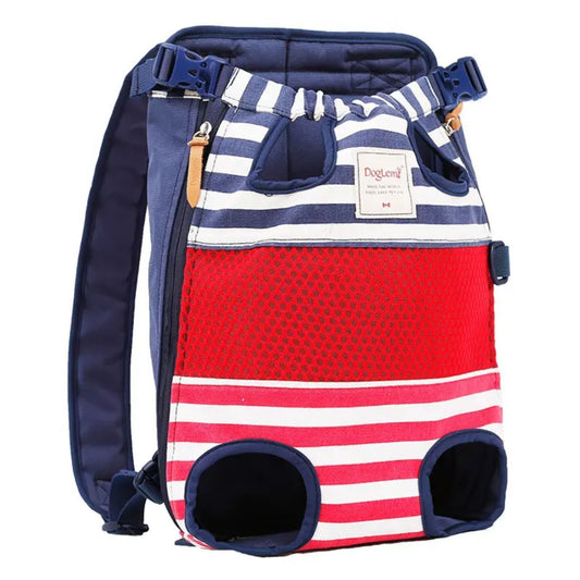 Dog Backpack - Front Facing - legs out. - Dogs Purpose