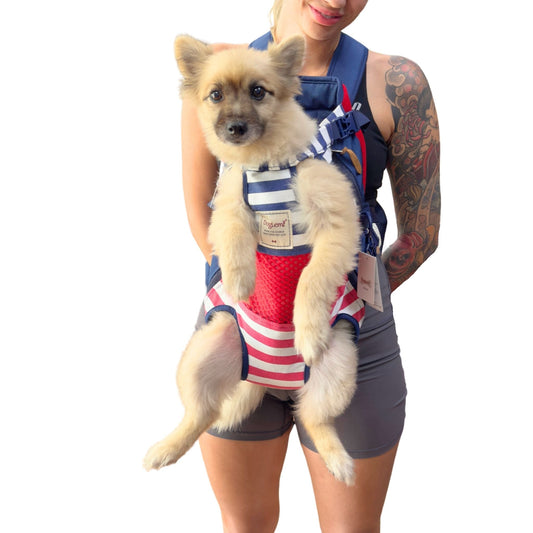 Dog Backpack - Front Facing - legs out. - Dogs Purpose