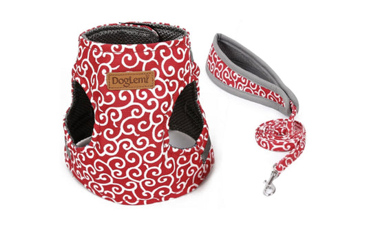 Dog Harness & Lead Set - Japanese Design - Small Dogs Cats - Dogs Purpose