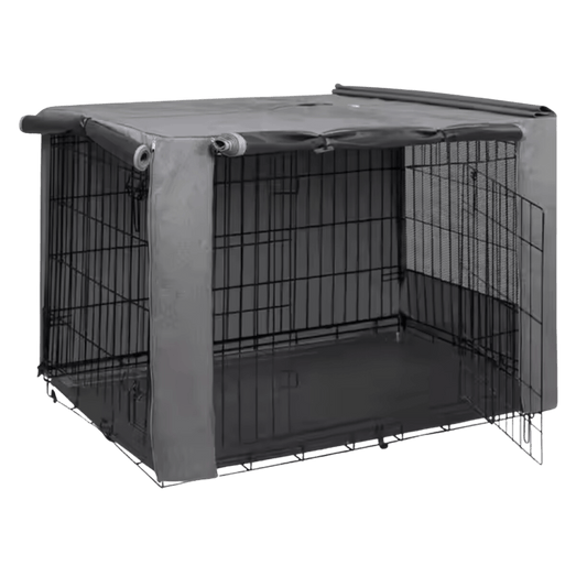 Double Door Dog Crate Cover - Dogs Purpose