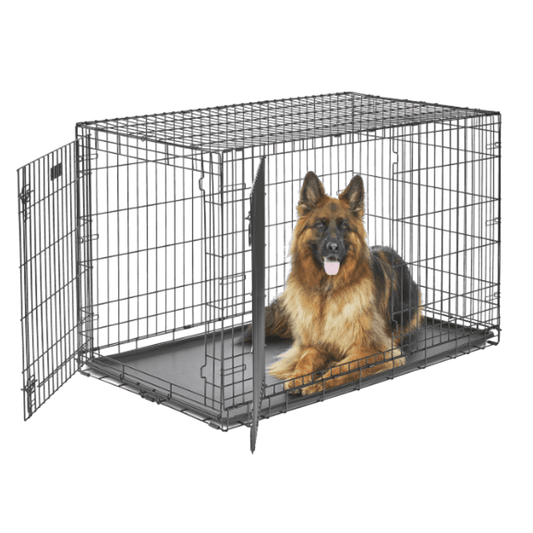 Double Door Dog Wire Crate - Dogs Purpose